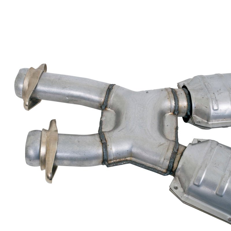 BBK 86-93 Mustang 5.0 High Flow X Pipe With Catalytic Converters - 2-1/2 - Eastern Shore Retros