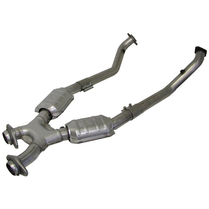 BBK 86-93 Mustang 5.0 High Flow X Pipe With Catalytic Converters - 2-1/2 - Eastern Shore Retros