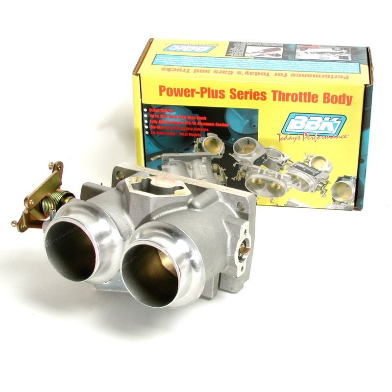 BBK 87-03 Ford F Series Truck RV 460 Twin 61mm Throttle Body BBK Power Plus Series - Eastern Shore Retros