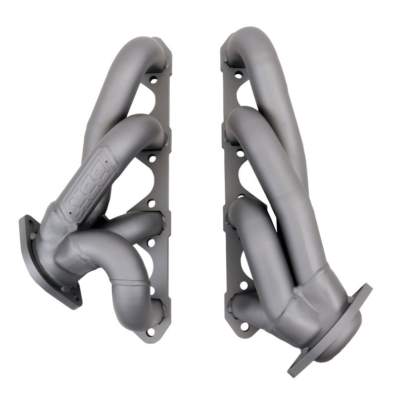 BBK 87-95 Ford F150 Truck 5.0 302 Shorty Unequal Length Exhaust Headers - 1-5/8 Titanium Ceramic - Eastern Shore Retros