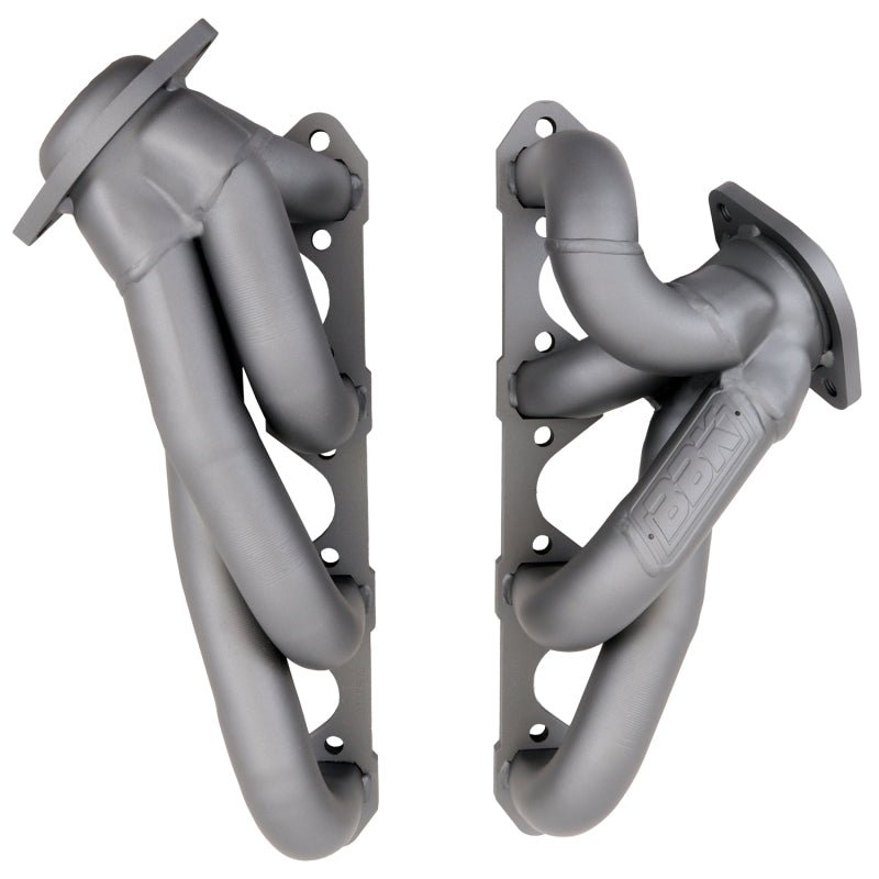 BBK 87-95 Ford F150 Truck 5.0 302 Shorty Unequal Length Exhaust Headers - 1-5/8 Titanium Ceramic - Eastern Shore Retros