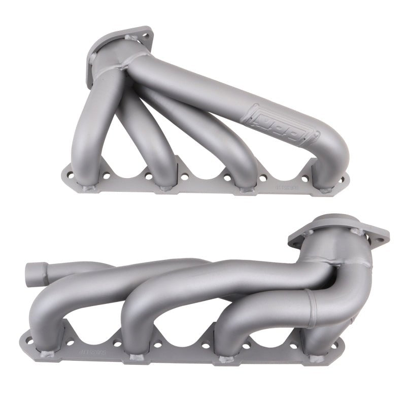 BBK 87-95 Ford F150 Truck 5.8 351 Shorty Unequal Length Exhaust Headers - 1-5/8 Titanium Ceramic - Eastern Shore Retros