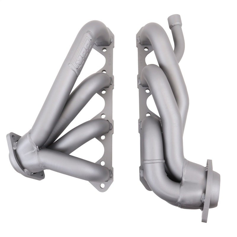 BBK 87-95 Ford F150 Truck 5.8 351 Shorty Unequal Length Exhaust Headers - 1-5/8 Titanium Ceramic - Eastern Shore Retros