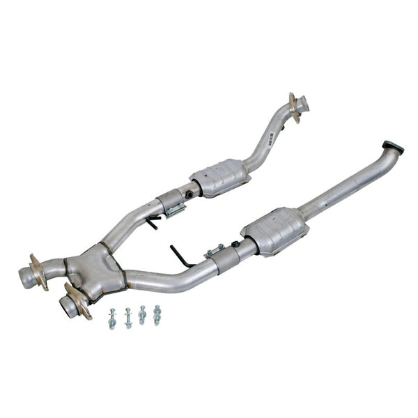 BBK 96-98 Mustang 4.6 Cobra High Flow X Pipe With Catalytic Converters - 2-1/2 - Eastern Shore Retros