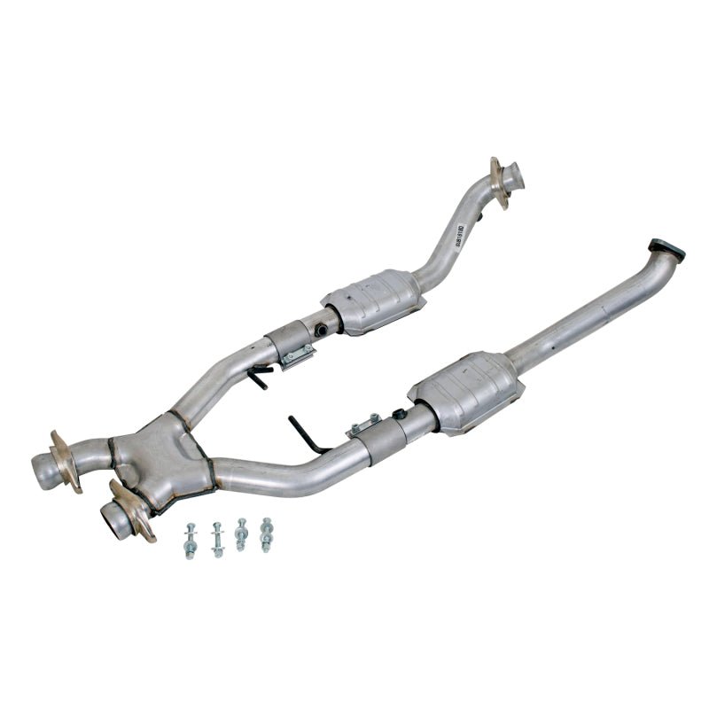 BBK 96-98 Mustang 4.6 Cobra High Flow X Pipe With Catalytic Converters - 2-1/2 - Eastern Shore Retros