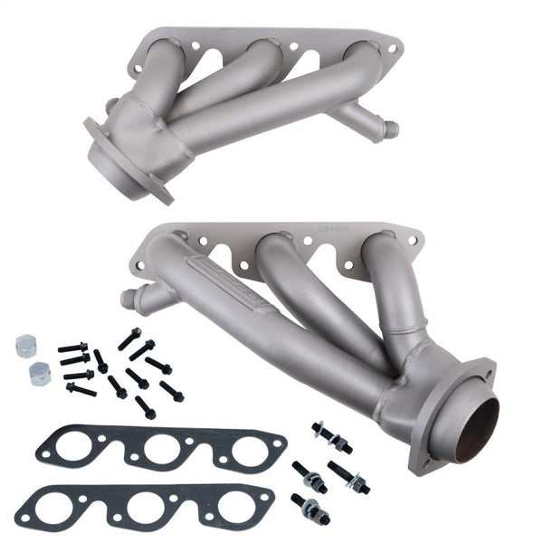 BBK 99-04 Ford Mustang V6 Shorty Tuned Length Exhaust Headers - 1-5/8 Titanium Ceramic - Eastern Shore Retros