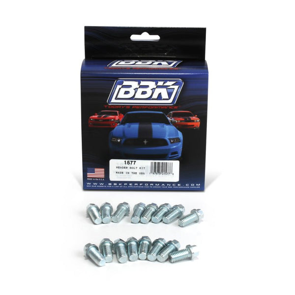 BBK Ford SBF 302 351W Exhaust Header Bolt Kit - 3/8-16 0.75in (16) - Eastern Shore Retros