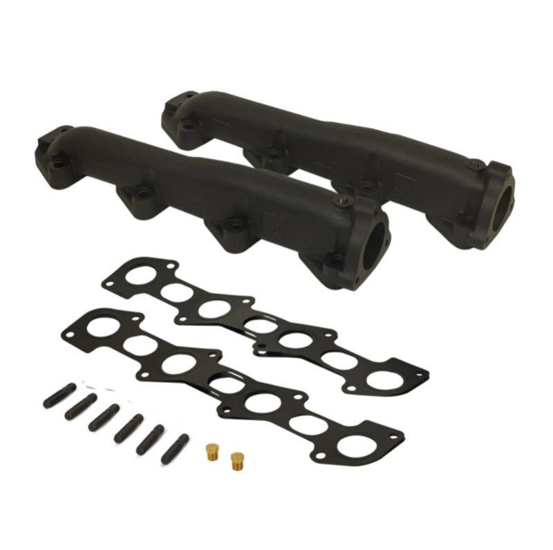 BD Diesel 08-10 Ford F-250/F-350/F-450/F-550 Powerstroke 6.4L Up Pipes Kit w/Manifold Set - Eastern Shore Retros