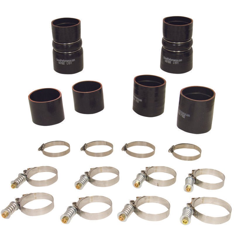 BD Diesel Intercooler Hose & Clamp Kit - 1999-2003 Ford 7.3L PowerStroke - Eastern Shore Retros