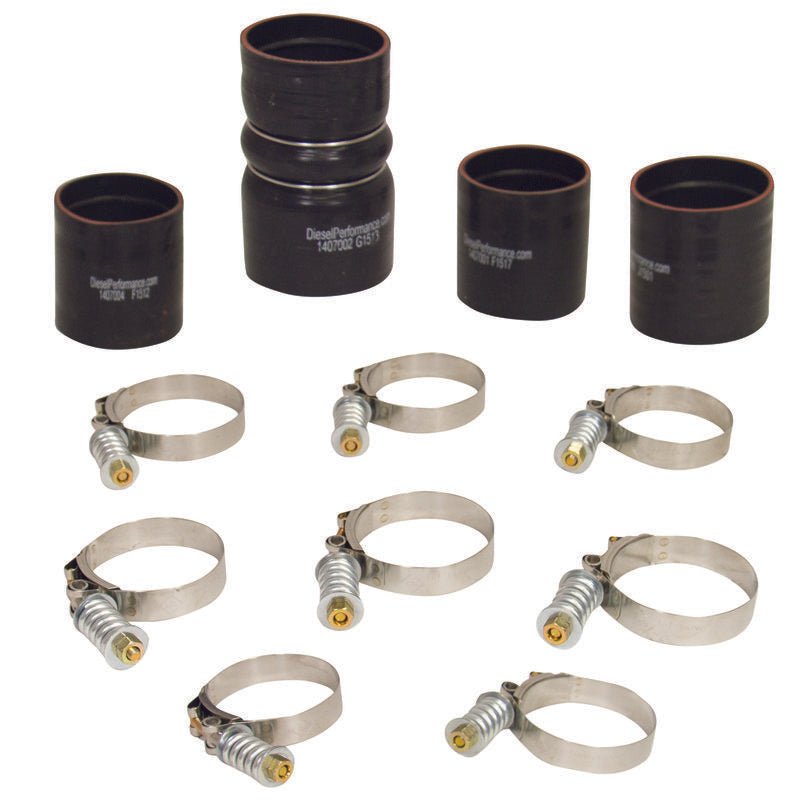 BD Diesel Intercooler Hose & Clamp Kit - 2008-2010 Ford 6.4L Powerstroke - Eastern Shore Retros