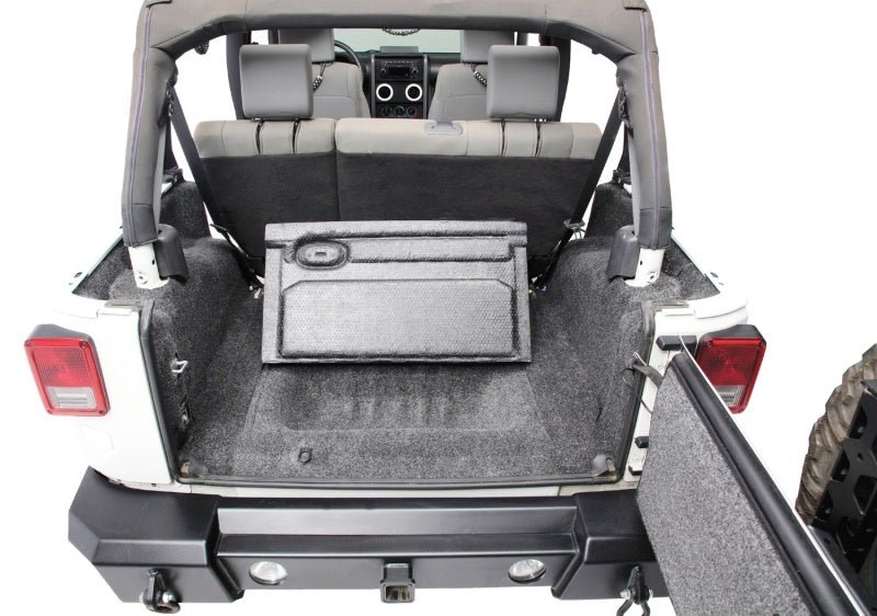 BedRug 07-10 Jeep JK 2Dr Rear 5pc Cargo Kit (Incl Tailgate & Tub Liner) - Eastern Shore Retros