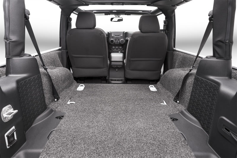 BedRug 07-10 Jeep JK 2Dr Rear 5pc Cargo Kit (Incl Tailgate & Tub Liner) - Eastern Shore Retros