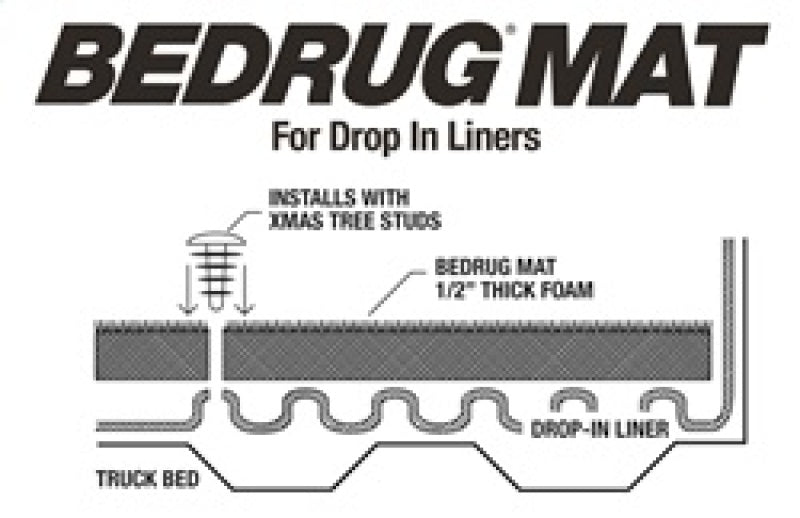 BedRug 07-16 GM Silverado/Sierra 5ft 8in Bed Drop In Mat - Eastern Shore Retros