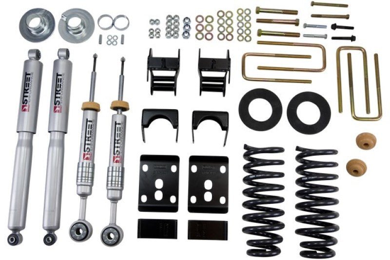 Belltech Lowering Kit 09-13 Ford F150 Ext Cab Short Bed 2WD 2in or 3in F/4in Rear w/ Shocks - Eastern Shore Retros