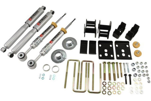 Belltech Lowering Kit 09-13 Ford F150 Ext Cab/Quad Cab Short Bed 2WD 2in or 3in F/4in Rear w/ Shocks - Eastern Shore Retros