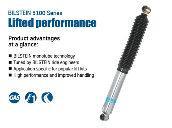 Bilstein 5100 Series 2014 Ford F-150 Front 46mm Monotube Shock Absorber - Eastern Shore Retros