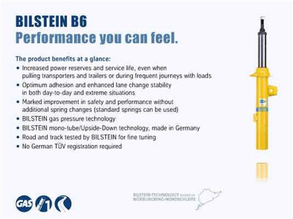 Bilstein B6 15-17 Jeep Renegade Front Right Twintube Strut Assembly - Eastern Shore Retros