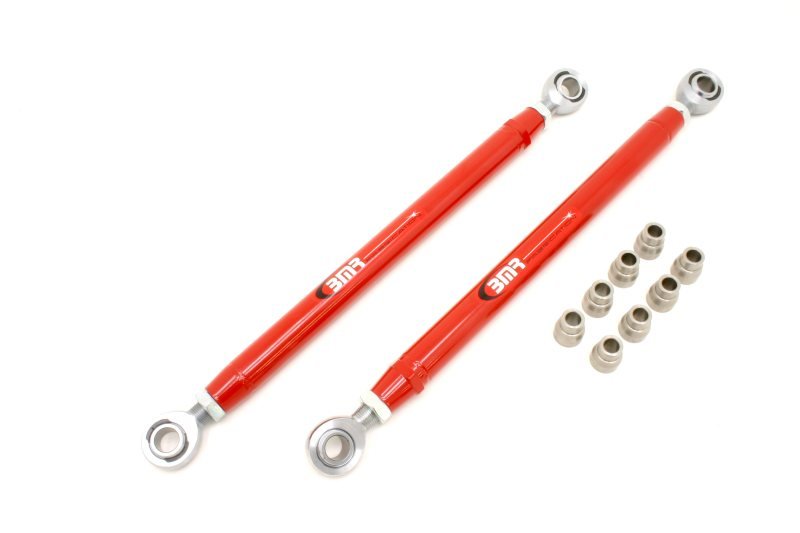 BMR 05-14 S197 Mustang Double Adj. Lower Control Arms w/ Heavy Duty Rod Ends - Red - Eastern Shore Retros