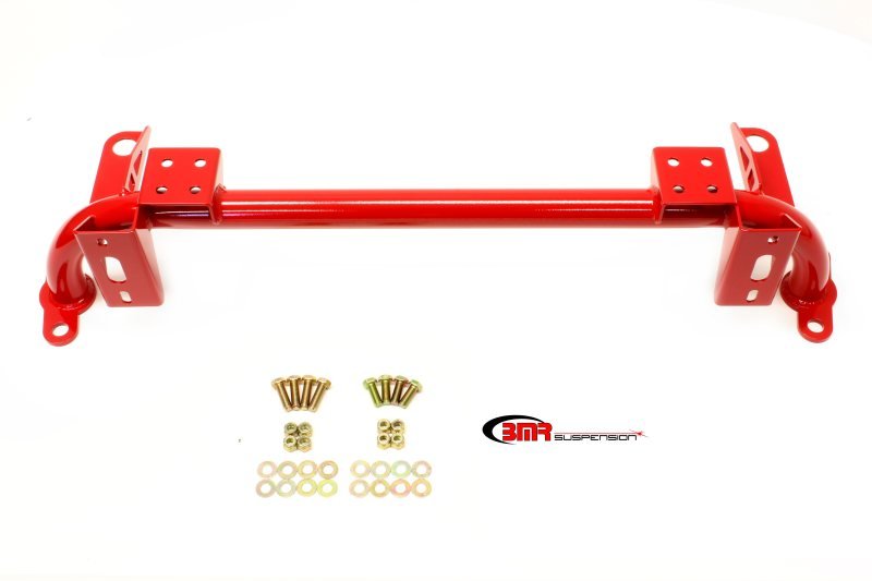 BMR 05-14 S197 Mustang Radiator Support w/ Sway Bar Mount - Red - Eastern Shore Retros