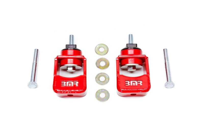 BMR 10-15 5th Gen Camaro Motor Mount Kit (Polyurethane) - Red (Spacers Not Included) - Eastern Shore Retros
