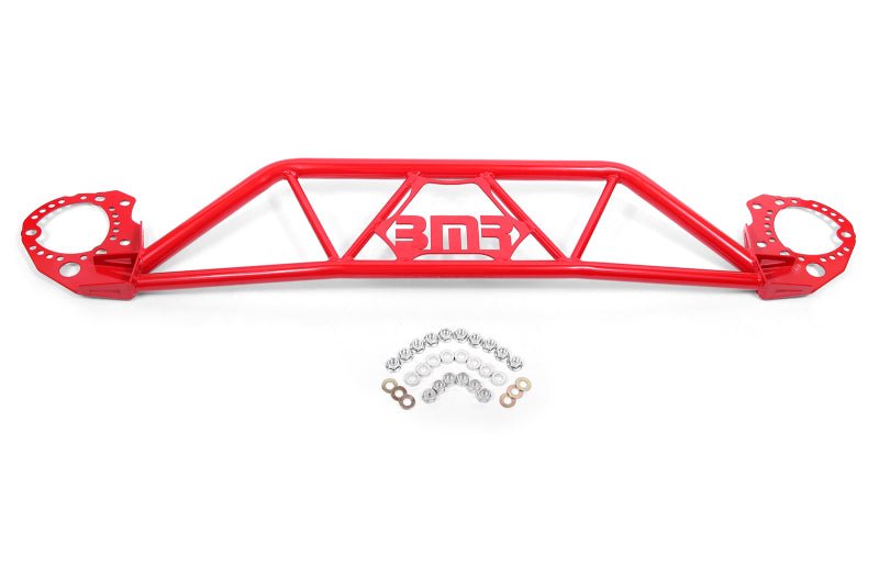 BMR 15-20 Ford Mustang Front Twin Tube Design Strut Tower Brace - Red - Eastern Shore Retros