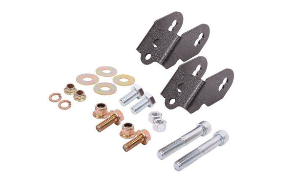 BMR Suspension 15-18 Ford Mustang S550 Rear Camber Adjustment Lockout Kit - Black Hammertone - Eastern Shore Retros