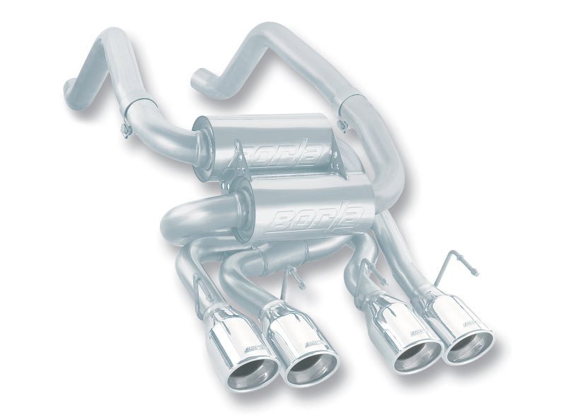 Borla 05-08 Corvette Convertible/Coupe 6.0L/6.2L 8cyl SS S-Type Exhaust (REAR SECTION ONLY) - Eastern Shore Retros