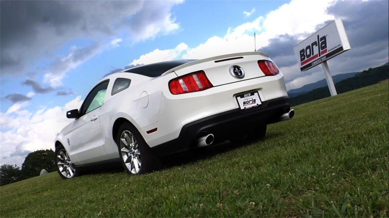 Borla 11-12 Ford Mustang 3.7L AT/MT RWD 2dr ATAK SS Catback Exhaust - Eastern Shore Retros