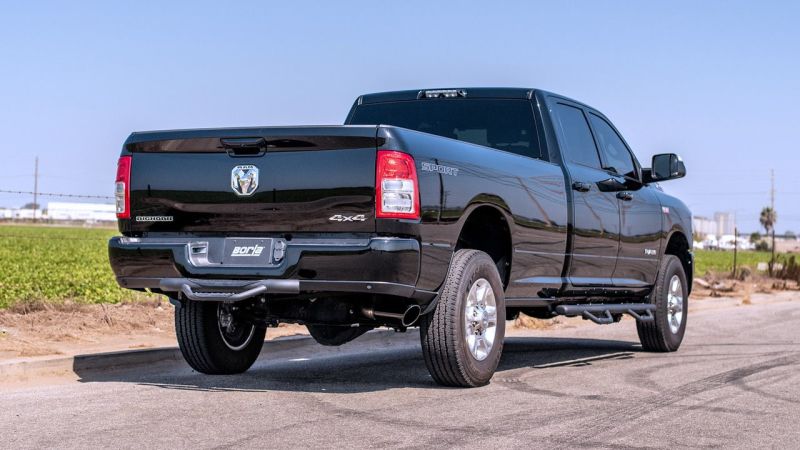 Borla 19-22 RAM 2500 6.4L V8 AT 2/4WD S-TYPE Cat Back Black Chrome Tips - Eastern Shore Retros