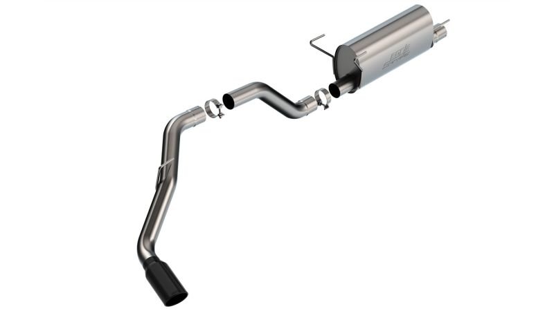Borla 19-22 RAM 2500 6.4L V8 AT 2/4WD S-TYPE Cat Back Black Chrome Tips - Eastern Shore Retros