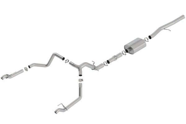 Borla 19 Chevrolet Silverado/GMC Sierra 1500 6.2L SS ATAK Catback Exhaust w/ Factory Tips - Eastern Shore Retros