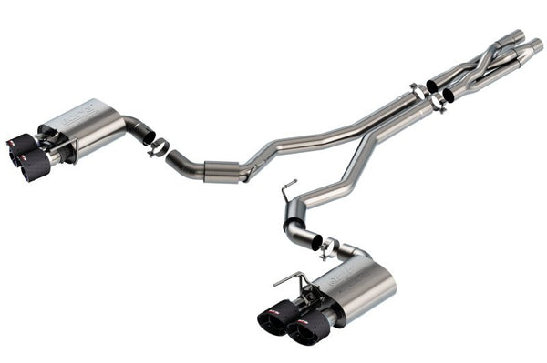 Borla 2020 Ford GT500 5.2L AT 3in ATAK CatBack Exhaust w/ Carbon Fiber Tips - Eastern Shore Retros