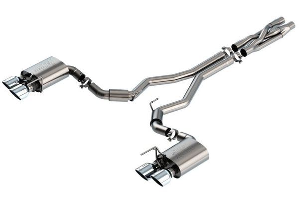 Borla 2020 Ford GT500 5.2L AT 3in ATAK CatBack Exhaust w/ Chrome Tips - Eastern Shore Retros