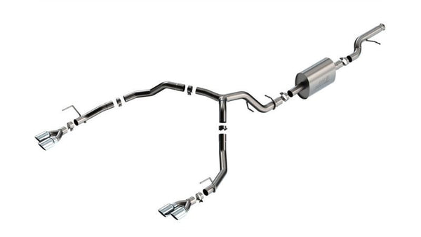 Borla 21-22 Chevrolet Tahoe 5.3L V8 2/4WD 4DR 3in/2.75in S-Type Cat-Back Exhaust w/ Chrome Tips - Eastern Shore Retros