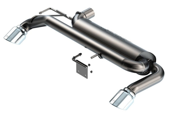 Borla 21-22 Ford Bronco 2.3L 4WD ATAK Axle Back Exhaust w/ Bright Chrome Tips - Eastern Shore Retros