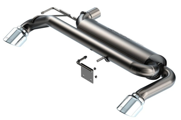 Borla 21-22 Ford Bronco 2.3L 4WD Touring Axle Back Exhaust w/ Bright Chrome Tips - Eastern Shore Retros