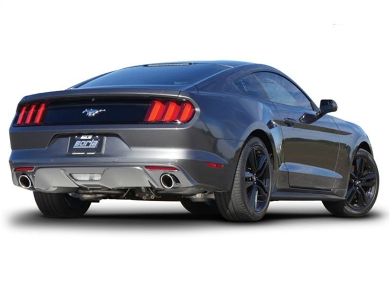 Borla Atak Cat Back 15-17 Ford Mustang 2.3L EcoBoost MT/AT 2.25in pipe 4in tip - Eastern Shore Retros