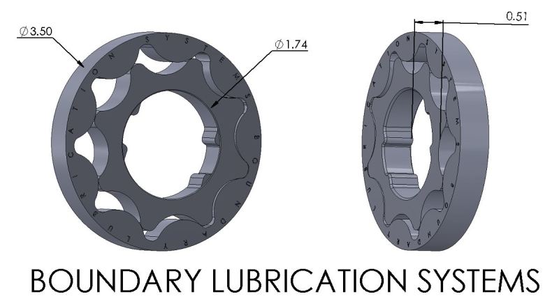 Boundary 05-14 Ford Modular Motor/Shelby GT500 3V 4.6L/5.4L V8 Billet Oil Pump Gear - Eastern Shore Retros