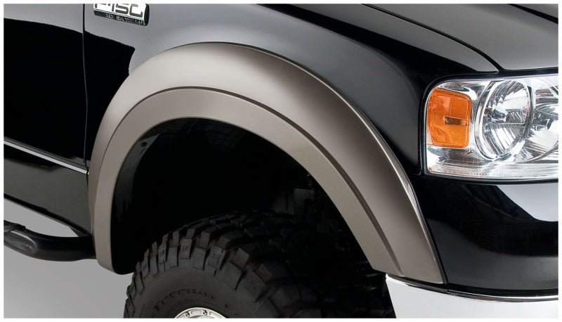 Bushwacker 04-08 Ford F-150 Styleside Extend-A-Fender Style Flares 4pc 66.0/78.0/96.0in Bed - Black - Eastern Shore Retros