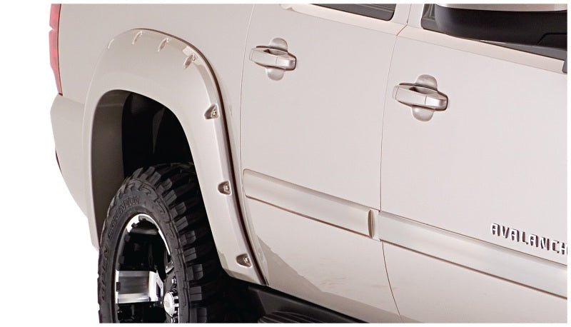 Bushwacker 07-13 Chevy Avalanche Pocket Style Flares 4pc - Black - Eastern Shore Retros