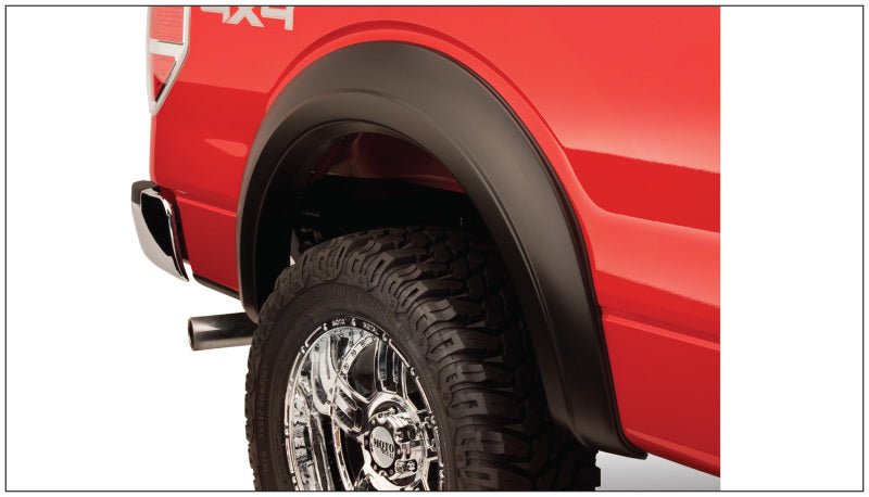 Bushwacker 09-14 Ford F-150 Styleside Extend-A-Fender Style Flares 4pc 67.0/78.8/97.4in Bed - Black - Eastern Shore Retros