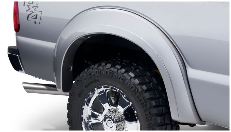 Bushwacker 11-16 Ford F-250 Super Duty Styleside Extend-A-Fender Style Flares 2pc - Black - Eastern Shore Retros