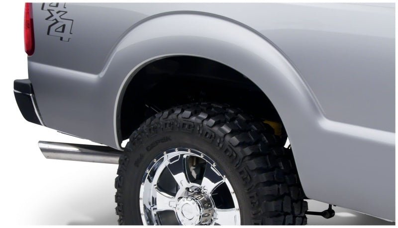 Bushwacker 11-16 Ford F-250 Super Duty Styleside Extend-A-Fender Style Flares 2pc - Black - Eastern Shore Retros