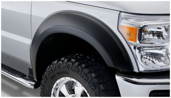 Bushwacker 11-16 Ford F-250 Super Duty Styleside Extend-A-Fender Style Flares 2pc - Black - Eastern Shore Retros