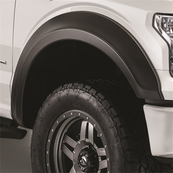 Bushwacker 17-18 Ford F-250 Super Duty Extend-A-Fender Style Flares 2pc - Black - Eastern Shore Retros