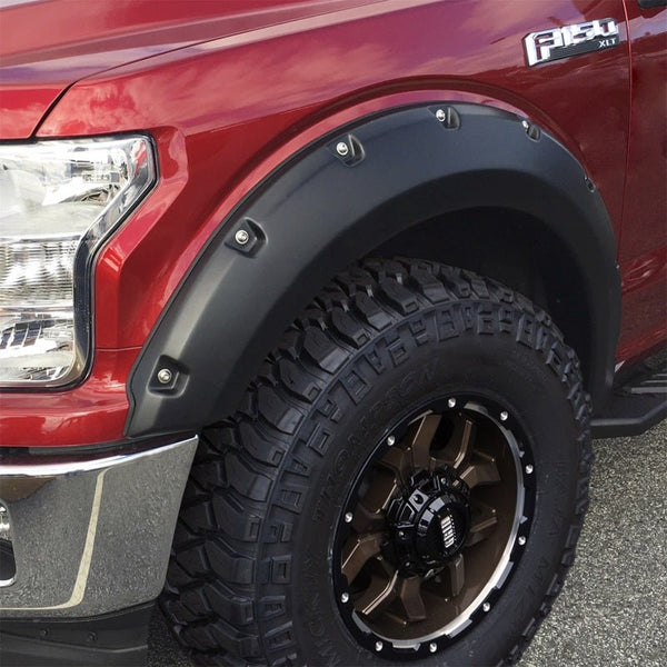 Bushwacker 18-18 Ford F-150 Pocket Style Flares 2pc - Black - Eastern Shore Retros