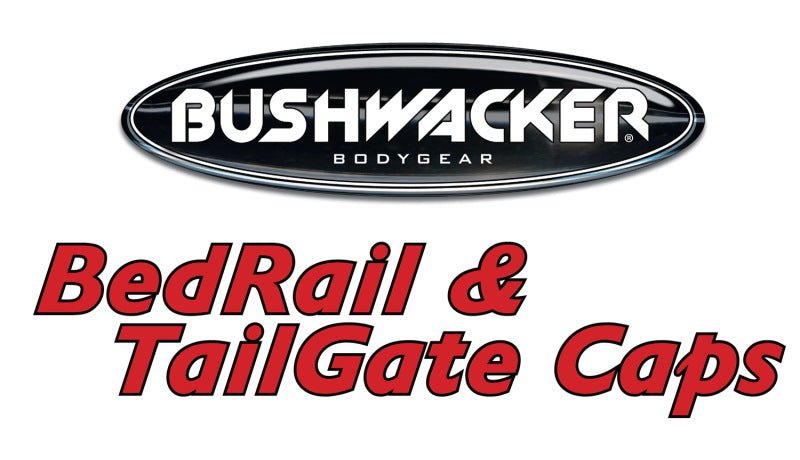 Bushwacker 93-11 Ford Ranger Bed Rail Caps 72.0in Bed Does Not Fit STX - Black - Eastern Shore Retros