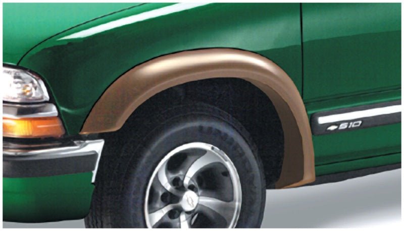 Bushwacker 94-03 Chevy S10 Extend-A-Fender Style Flares 2pc Excludes ZR2 Flare Package - Black - Eastern Shore Retros