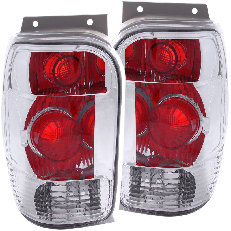 ANZO 1998-2001 Ford Explorer Taillights Chrome