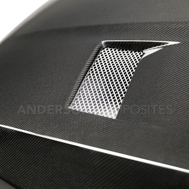 Anderson Composites 2015-2018 Ford Focus Carbon Fiber Type-TM Hood